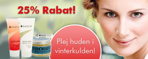 25% rabat på udvalgte produkter fra Sasco!