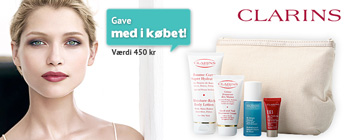 Clarins - Få en gave med i købet