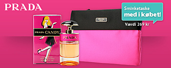 Prada Candy - få sminketaske med i købet