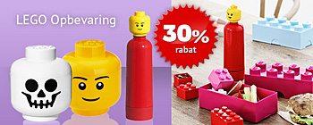 30% rabat på opbevaring fra LEGO! 