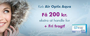 Få 200 kr. at handle for + gratis fragt!