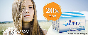 20% rabat på Air Optix!
