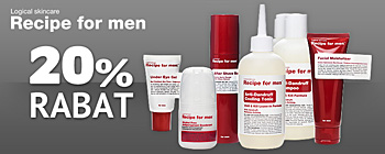 Recipe for men - 20% rabat!