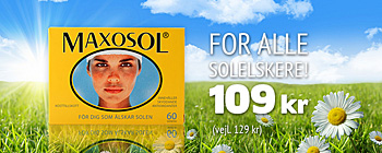  Maxosol - 109 kr. (vejl. pris 129 kr.)