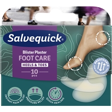 10 st - Salvequick Foot care skavsår Mix