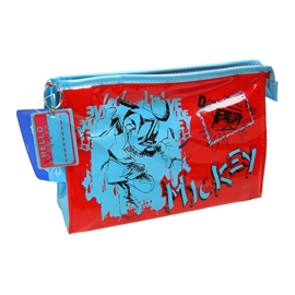 Mickey Plastic Red Toiletry Bag