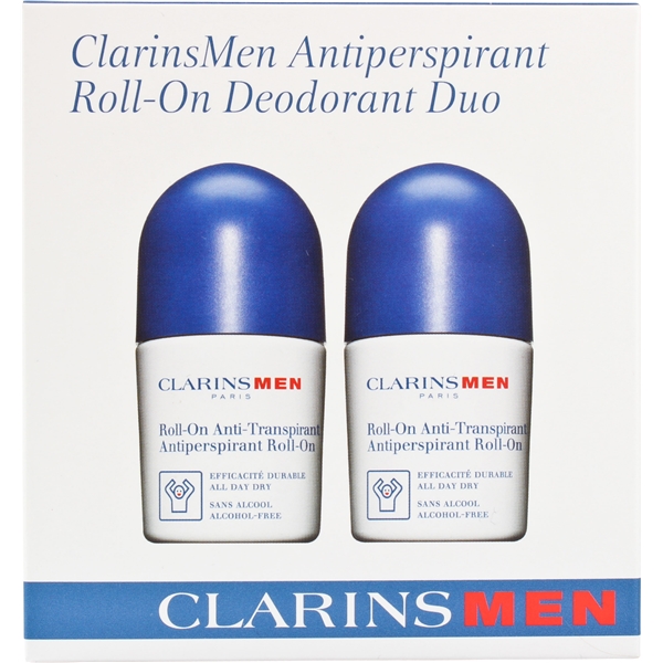 ClarinsMen Antiperspirant Deodorant Roll On Duo