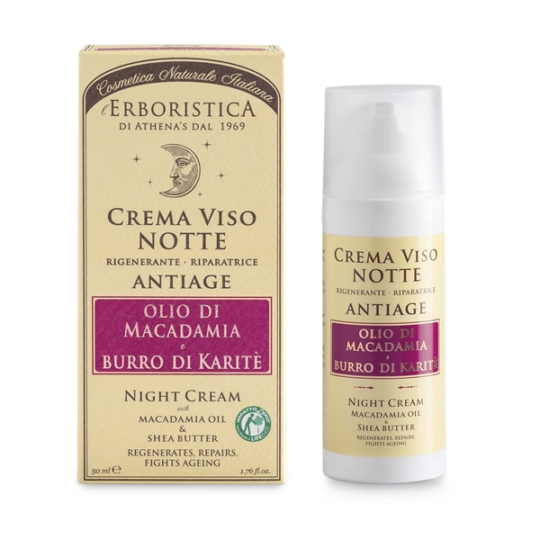 Erboristica Night Cream - Macademia Oil