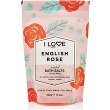 English Rose Scented Bath Salts 500 gram