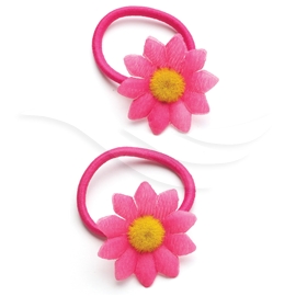09033 Fantasy Flower Pink Hair Elastic