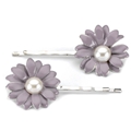 05309 Lavender Flower Hairpin Set
