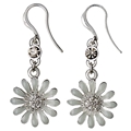 Blue Marguerite Earrings