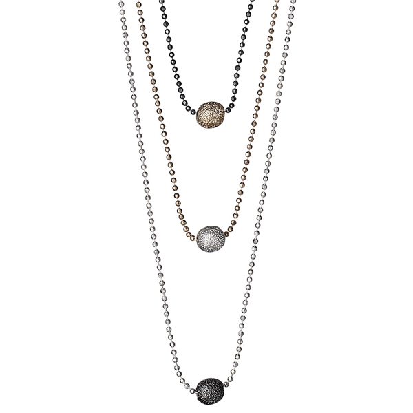 Classic Triple Chain Necklace (Billede 1 af 2)