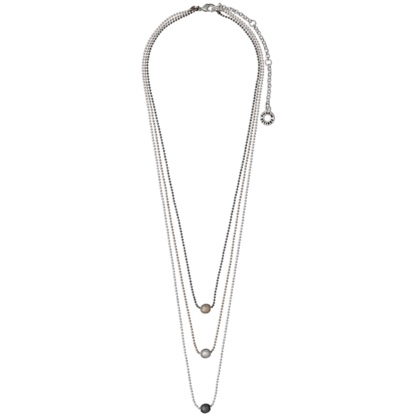 Classic Triple Chain Necklace (Billede 2 af 2)