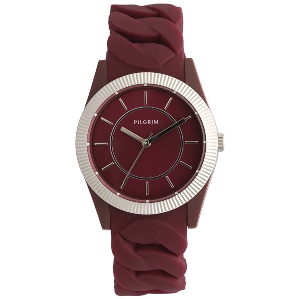 Deep Red Silicon Watch