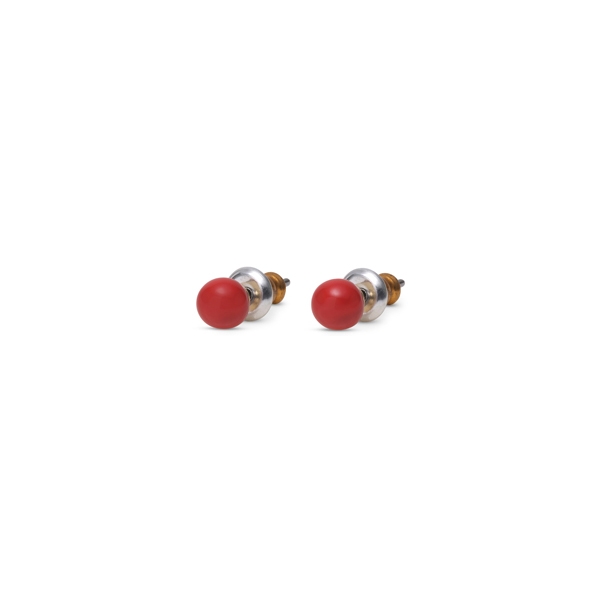 Red Stud Earrings