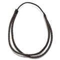 05148 Braided Leather Head Band