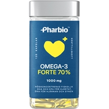 120 kapslar - Pharbio Omega-3 Forte