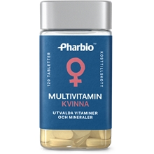 Pharbio Multivitamin Kvinna 120 st