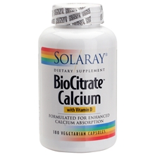 Solaray BioCitrate Calcium