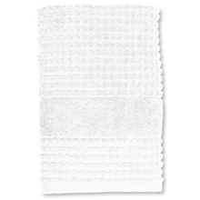 Håndklæde Check 50 x 100 cm Hvid 50X100 cm