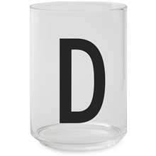 Design Letters Drikkeglas A-Z