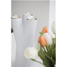 Upside-down vase/lysestage