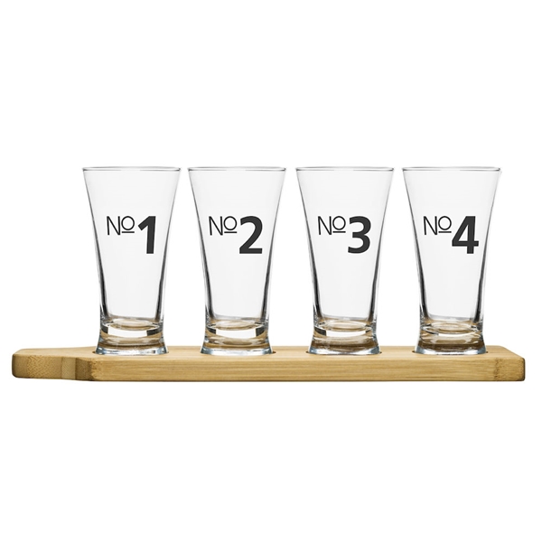 Bar Ølsmagningsglas 4 glas/Bakke (Billede 2 af 4)