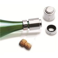 Vinprop og dråbefanger til champagneflaske