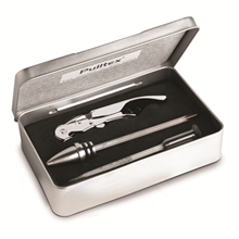 Vintilbehør Wine Set Pullparrot Crome