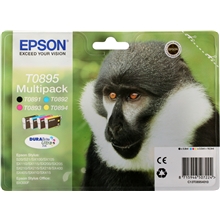  Epson T0895 ink 4pack CMY for Stylus S20 C13T08954010