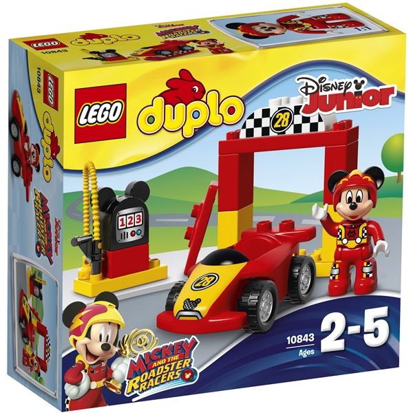 10843 LEGO DUPLO Mickeys Racerbil (Billede 1 af 7)