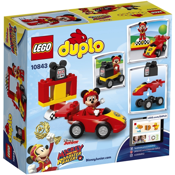 10843 LEGO DUPLO Mickeys Racerbil (Billede 2 af 7)