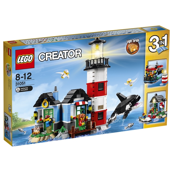 31051 LEGO Creator Fyrtårn og Hus (Billede 1 af 4)