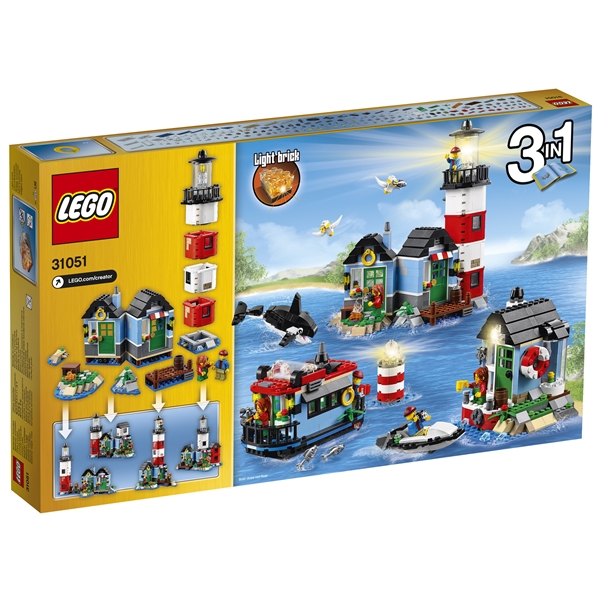 31051 LEGO Creator Fyrtårn og Hus (Billede 3 af 4)