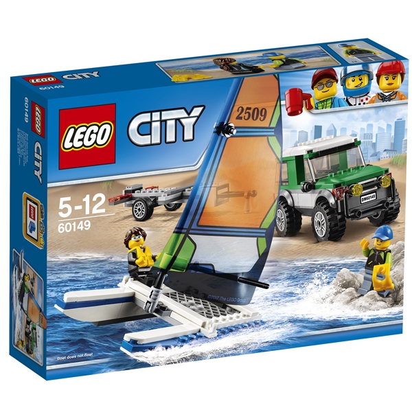 60149 LEGO City Firhjulstrækker med Katamaran (Billede 1 af 8)