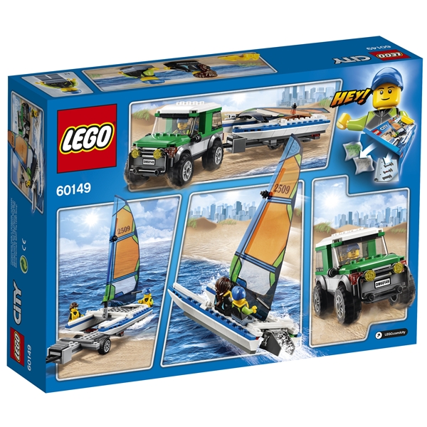 60149 LEGO City Firhjulstrækker med Katamaran (Billede 2 af 8)