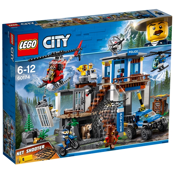 60174 LEGO City Bjergpolitiets Hovedkvarter (Billede 1 af 5)