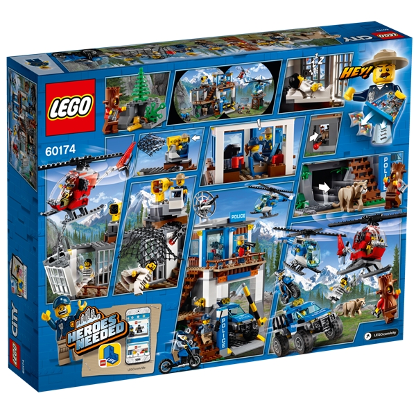 60174 LEGO City Bjergpolitiets Hovedkvarter (Billede 2 af 5)