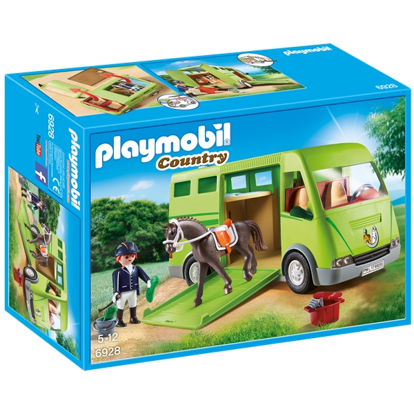 6928 Playmobil Hestetransporter (Billede 1 af 4)