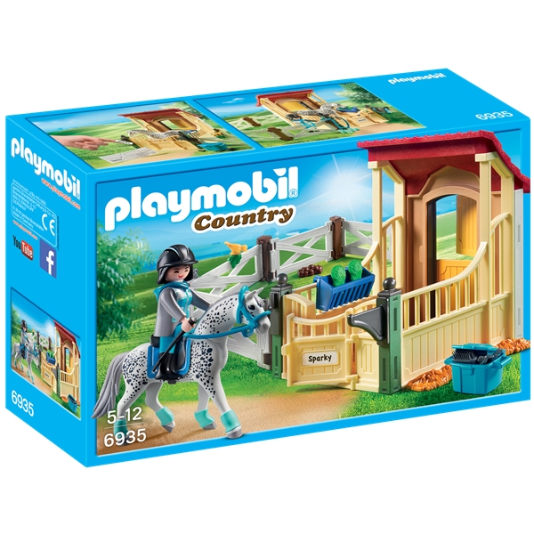 6935 Playmobil Hestestald med Appaloosa (Billede 1 af 3)