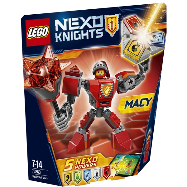 70363 LEGO Nexo Knights Macy i Kampdragt (Billede 1 af 3)