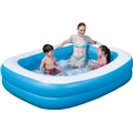 Blå Rektangulær Pool