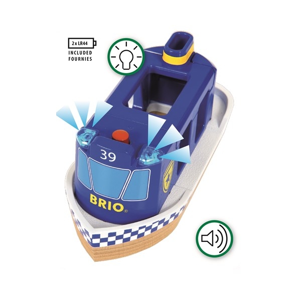 BRIO 33820 Politibåd (Billede 4 af 4)