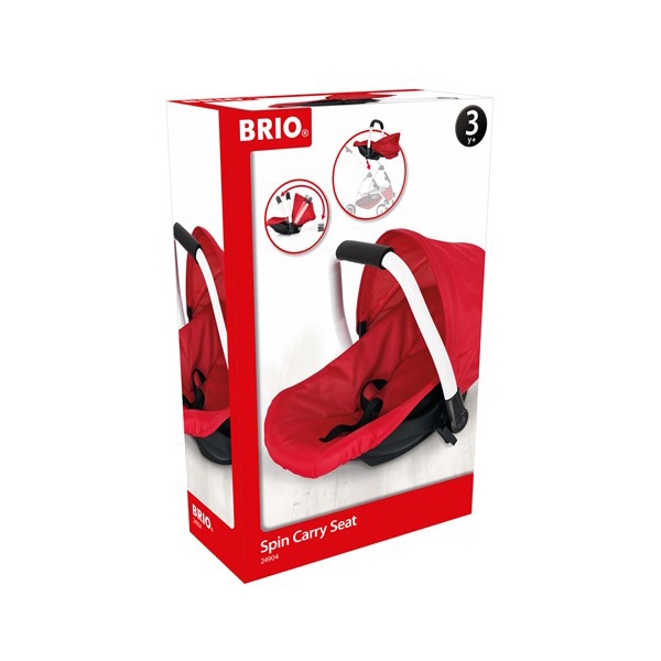 BRIO Spin Bærestol Rød (Billede 2 af 7)