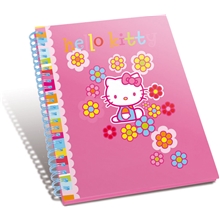 Hello Kitty Flower Notesbog A5