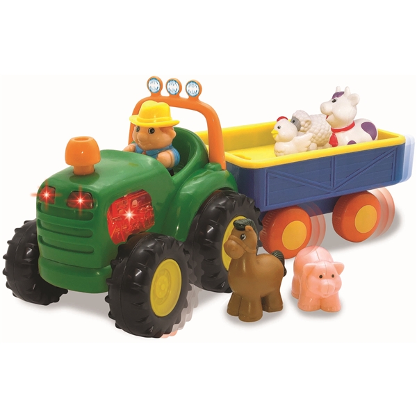 Happy Baby Traktor + Anhænger (Billede 1 af 4)