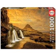 Puslespil Kirkjufellsfoss Waterfall 1000 Brikker