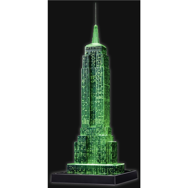 Puslespilsbygning 3D - Empire State Building LED (Billede 5 af 6)