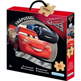 Puslespil i Æske 25 Brikker Disneys Biler